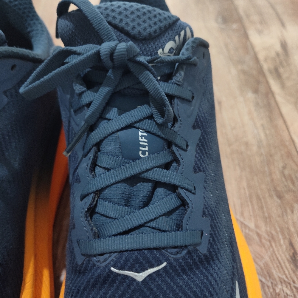 Hoka Men's Navy and Orange Athletic Shoes - Picture 8 of 16